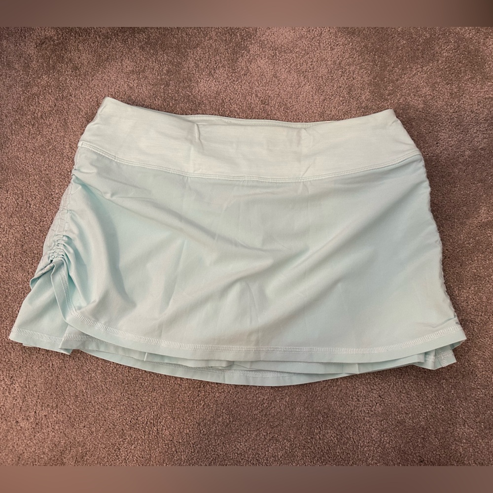 lululemon athletica Light Blue/Green Skort